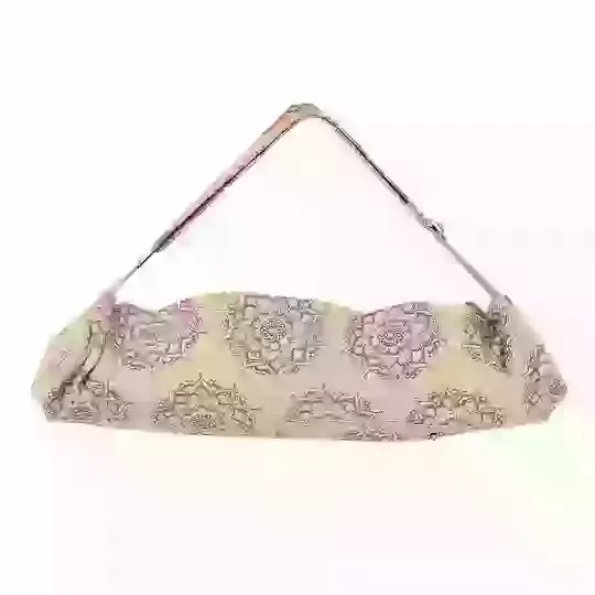 Fitness-Mad Jute Cotton Patterned Yoga Mat Bag